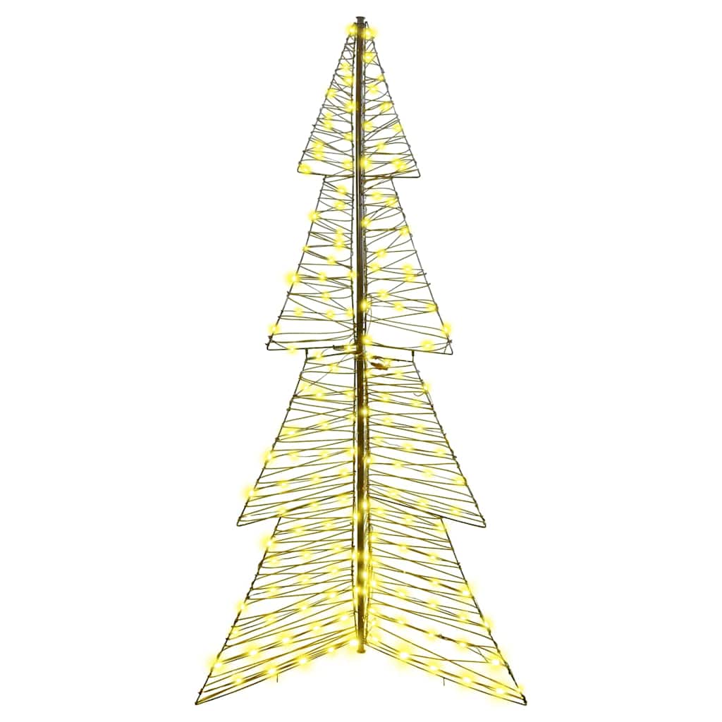 Weihnachtsbaum mit 100 LEDs Warmes Weiß 120 cm PET