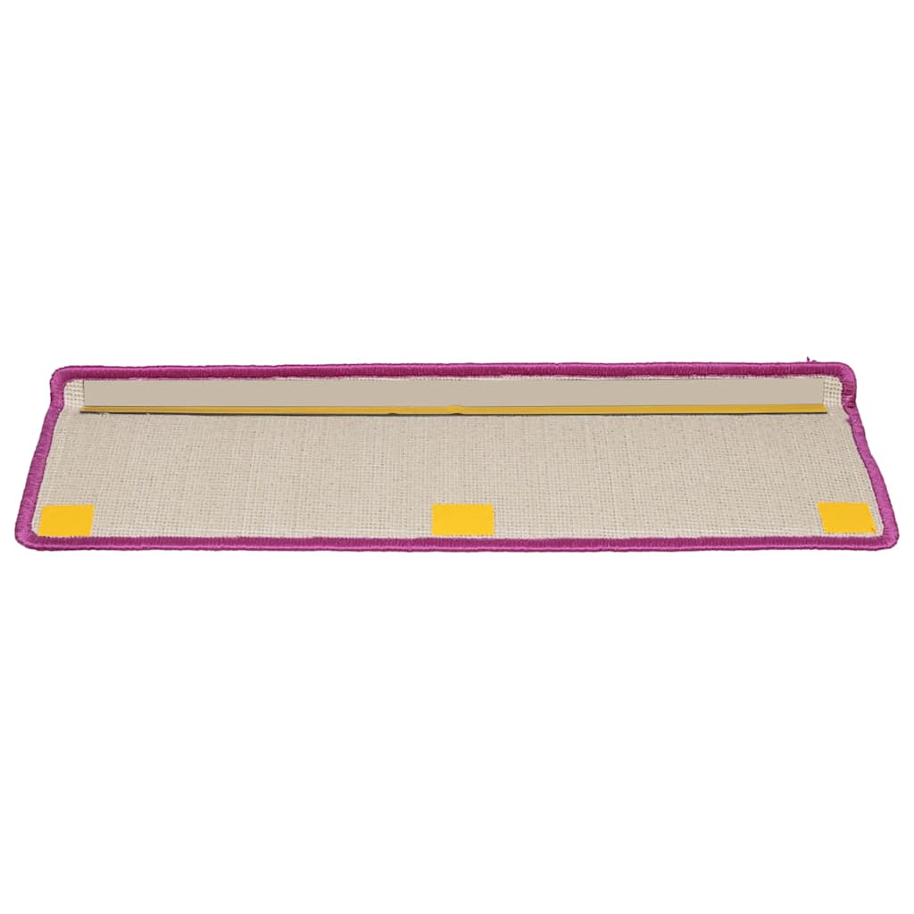 Stufenmatten 15 Stk. 65x21x4 cm Grau Rechteckiger Rand