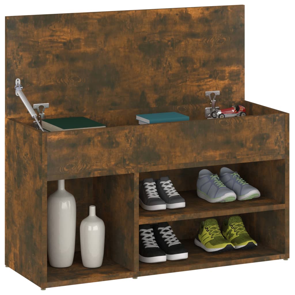 Schuhbank Weiß 60x30x45 cm Holzwerkstoff