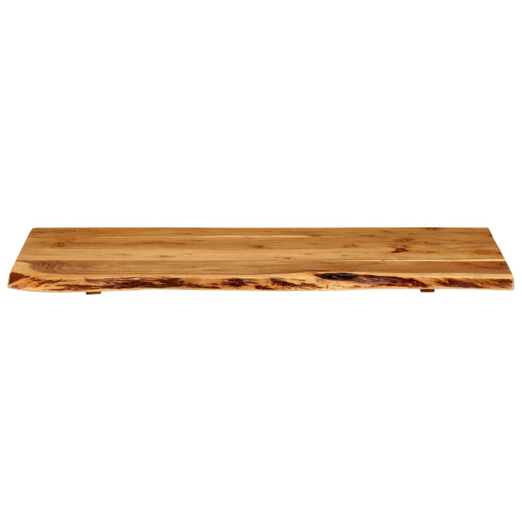 Badezimmer-Waschtischplatte Massivholz Akazie 100x52x2,5 cm