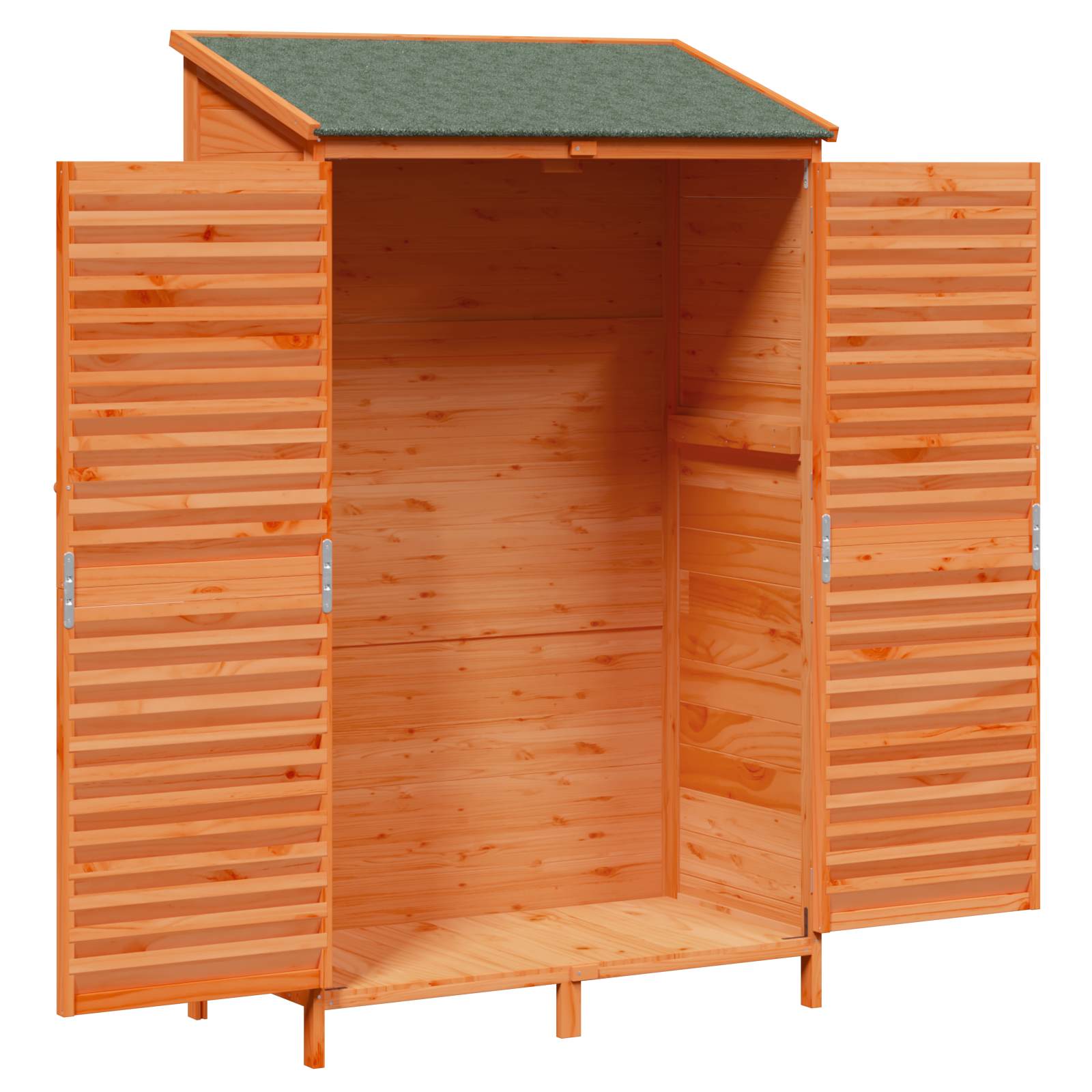 Gartenschuppen Natur 59 x 56 x 113,5 cm Massivholz aus Fichte