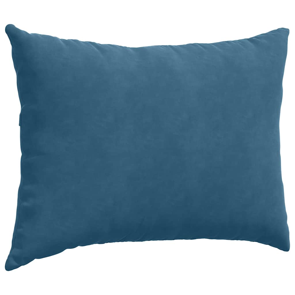Sofakissen 2 Stück Blau 50 x 30 cm Cordstoff