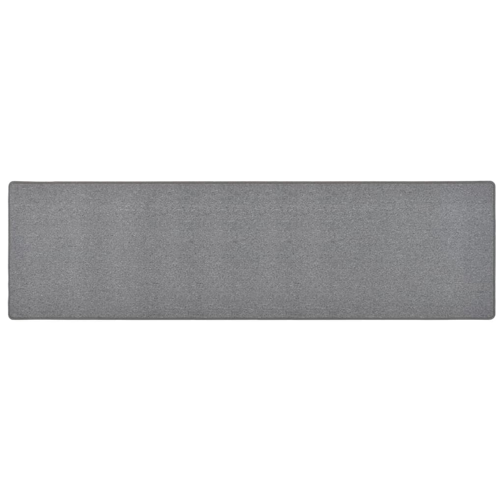 Teppichläufer Anthrazit 80 x 500 cm 100% Polypropylen
