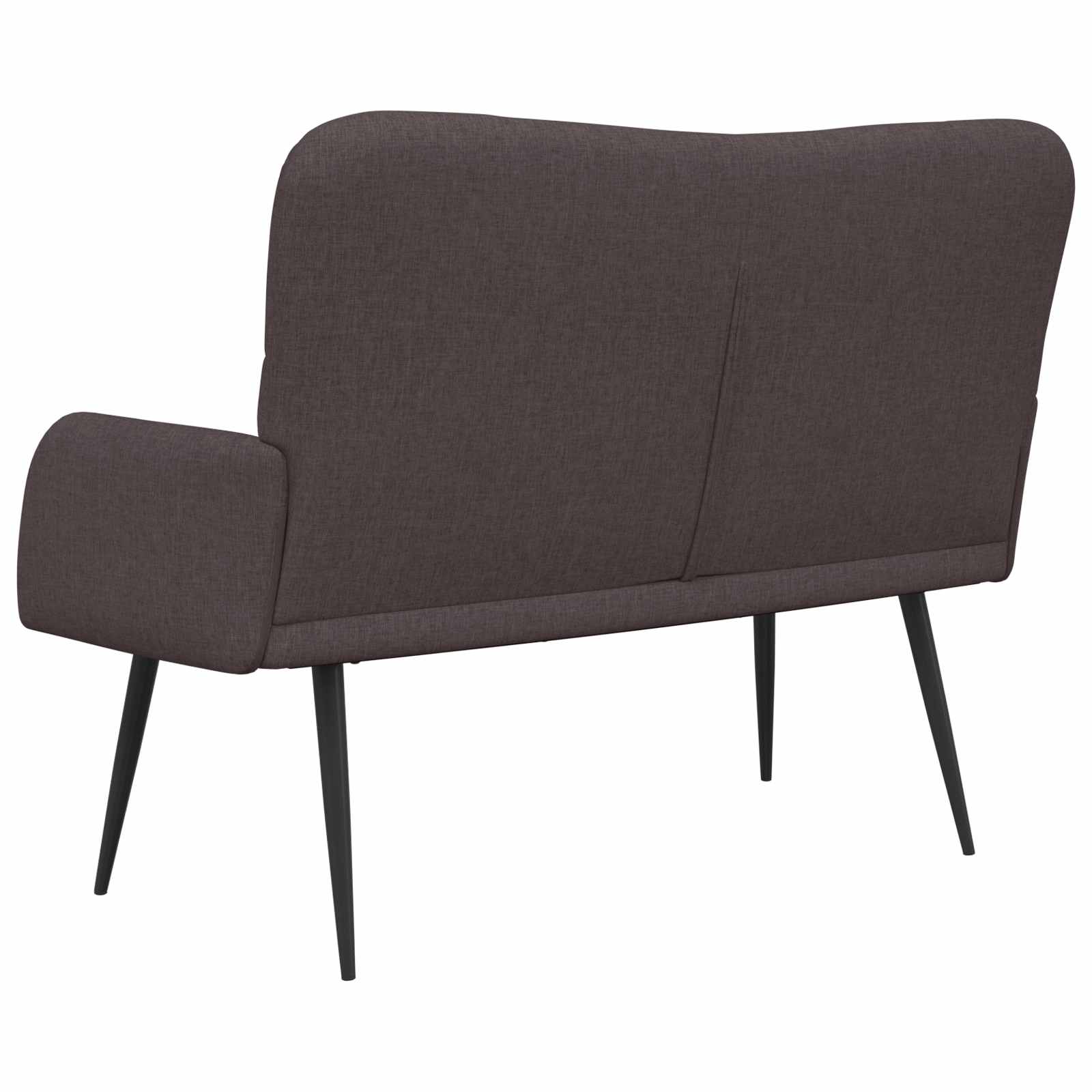 2-Sitzer Sofa Hellgrau 115 x 61 x 87 cm Stoff