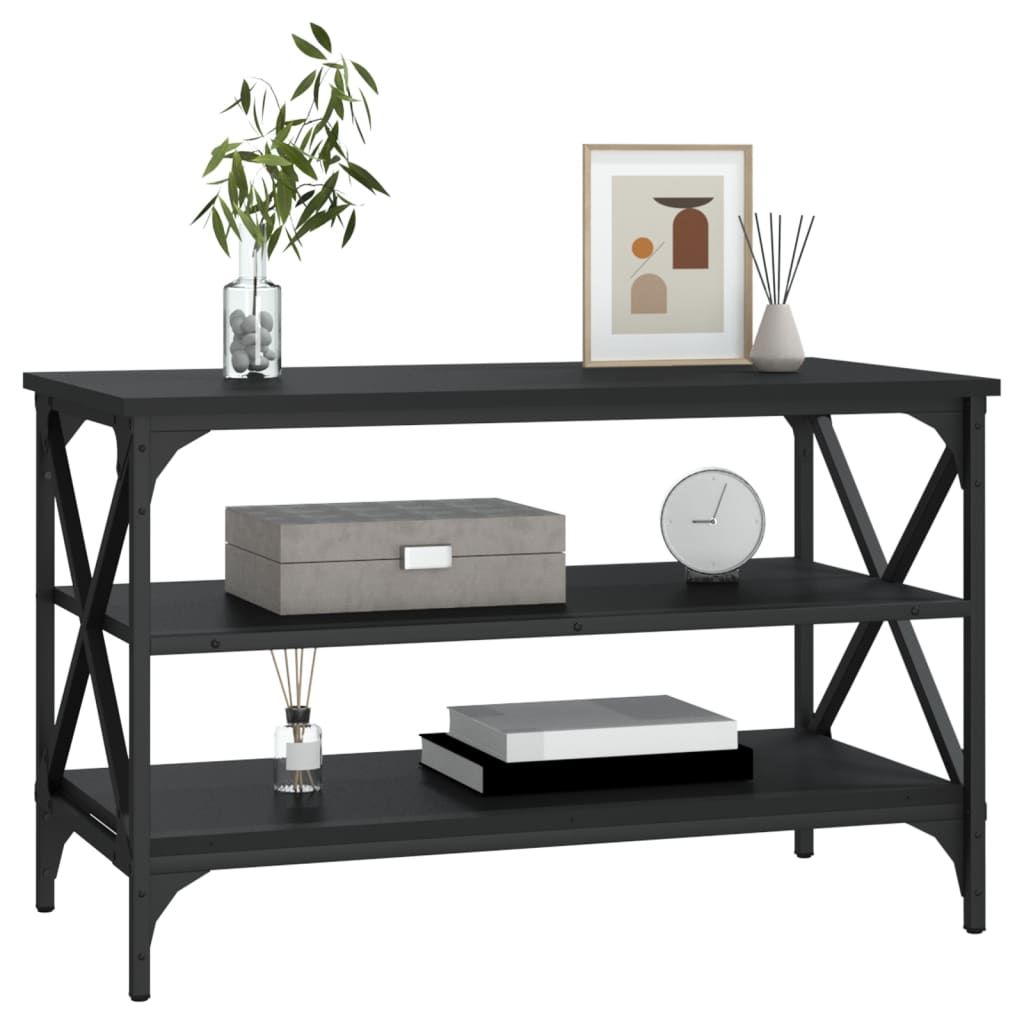 Beistelltisch Schwarz 40x42x50 cm Holzwerkstoff