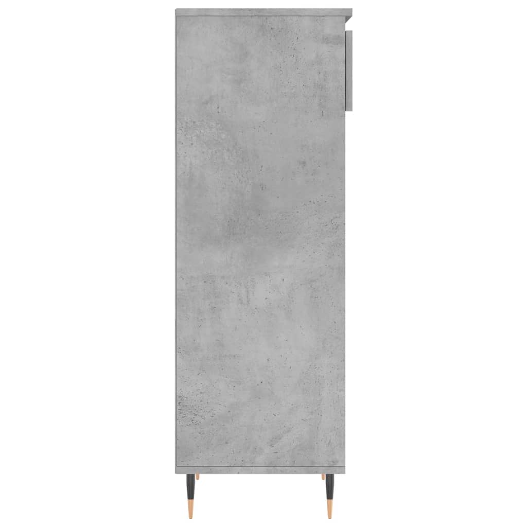 Schuhschrank Schwarz 40x36x105 cm Holzwerkstoff