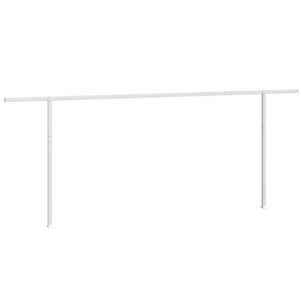 Stützen für Markisen Weiß 300x245 cm Eisen