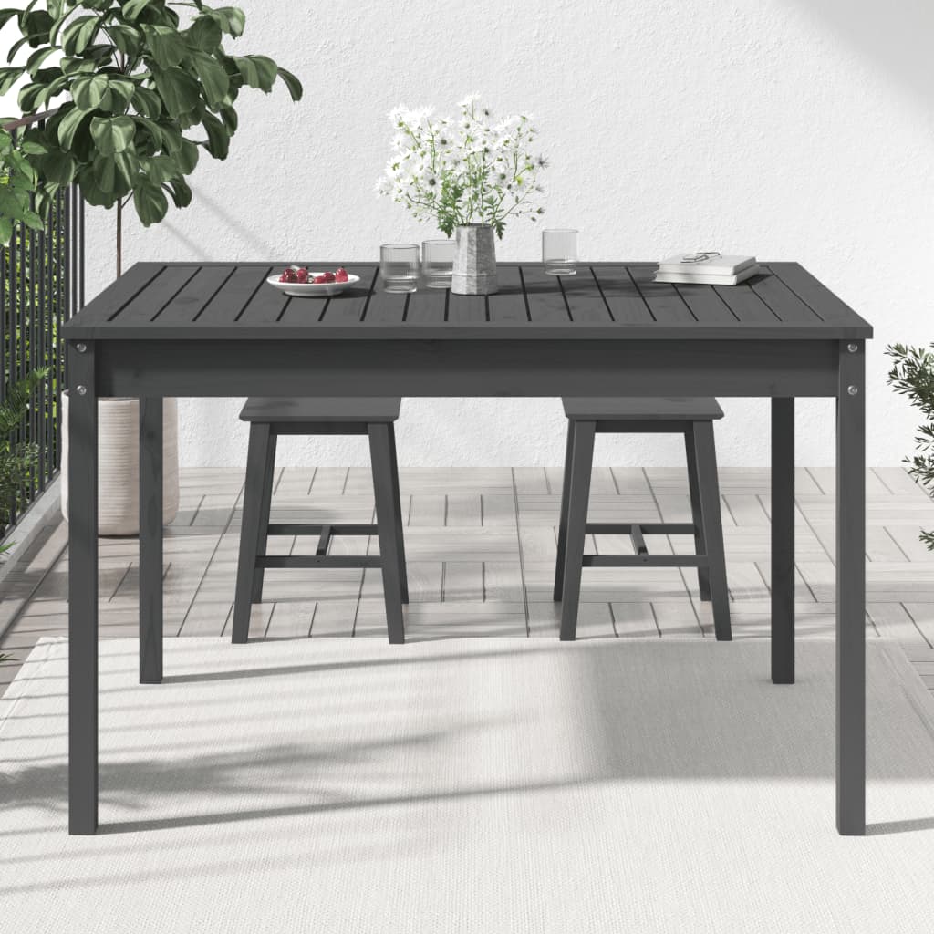 Gartentisch 82,5x82,5x76 cm Massivholz Kiefer