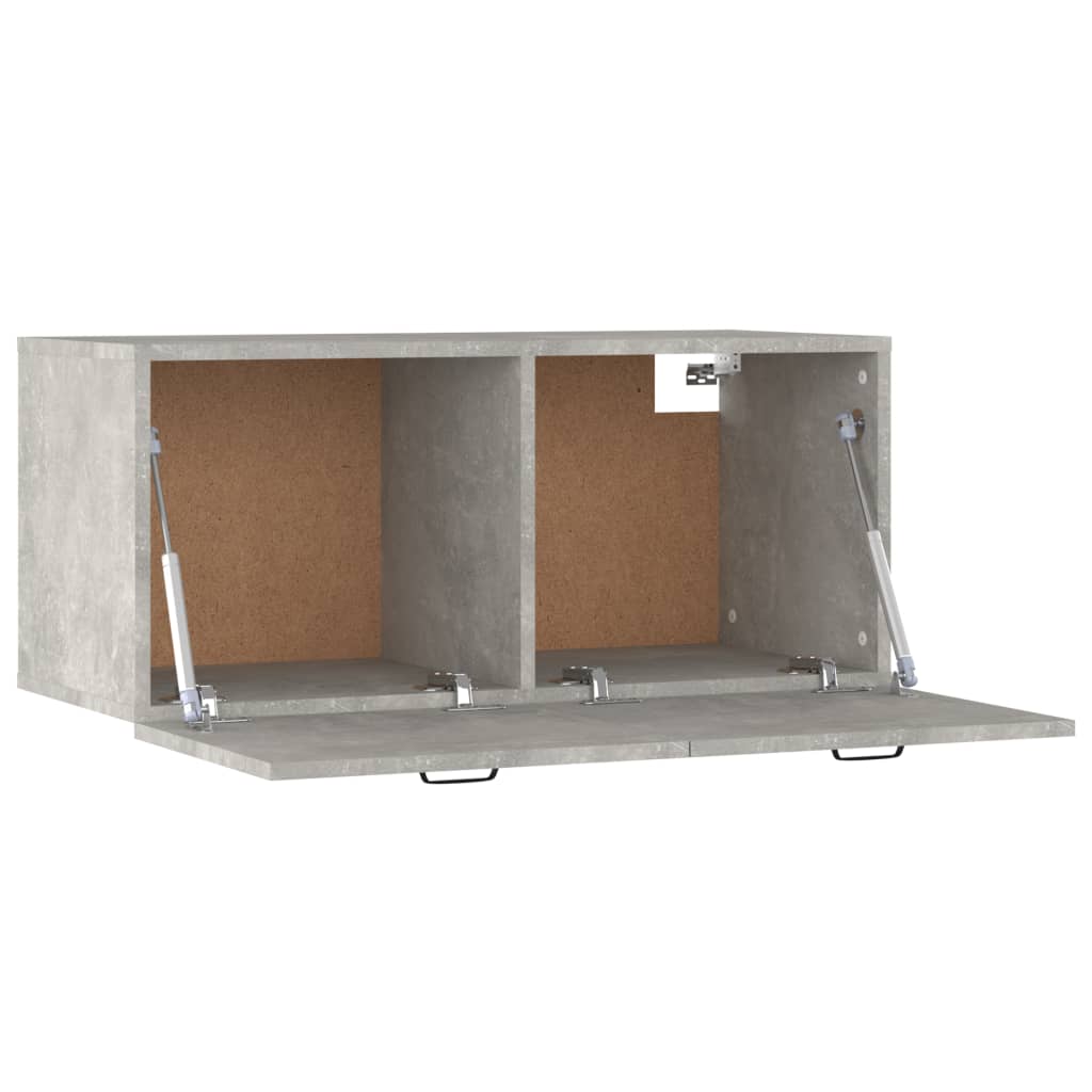 Wandschrank Weiß 80x36,5x35 cm Holzwerkstoff