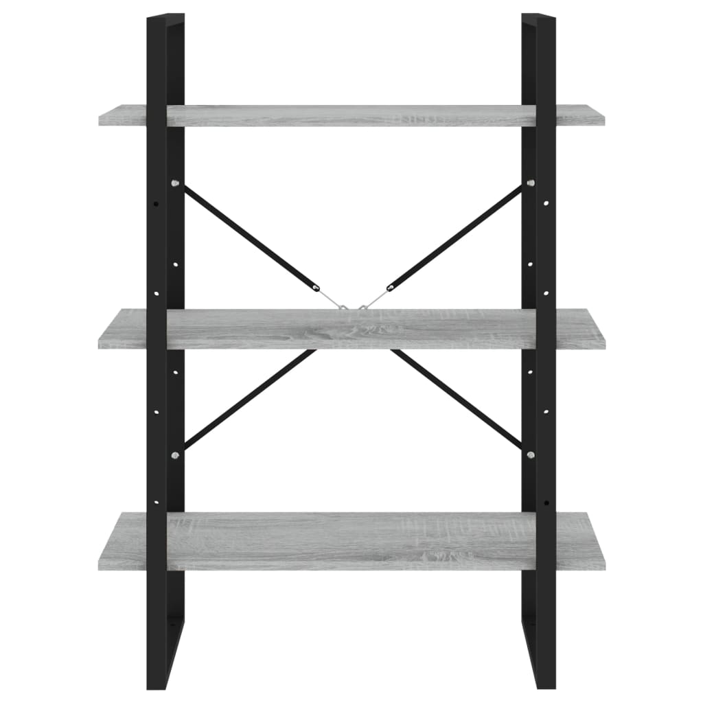 Bücherregal Weiß 80x30x105 cm Holzwerkstoff