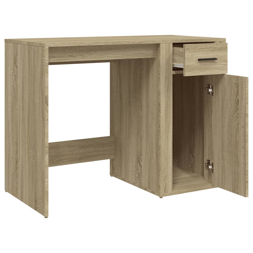 Schreibtisch Weiß 100x49x75 cm Holzwerkstoff