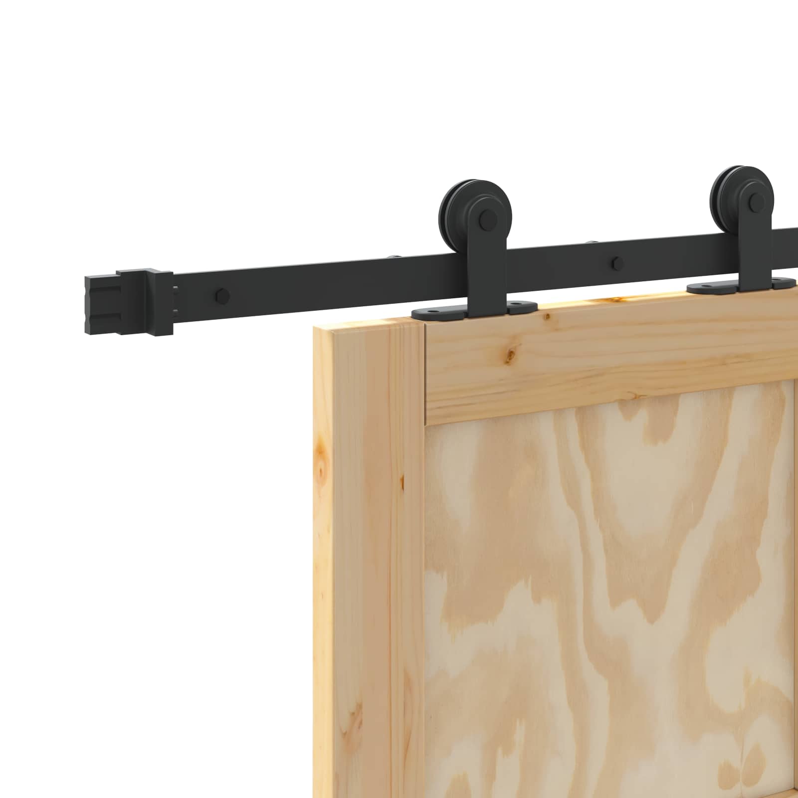 Schiebetür ORKDAL Natur 61 x 198,5 cm Massives Kiefernholz
