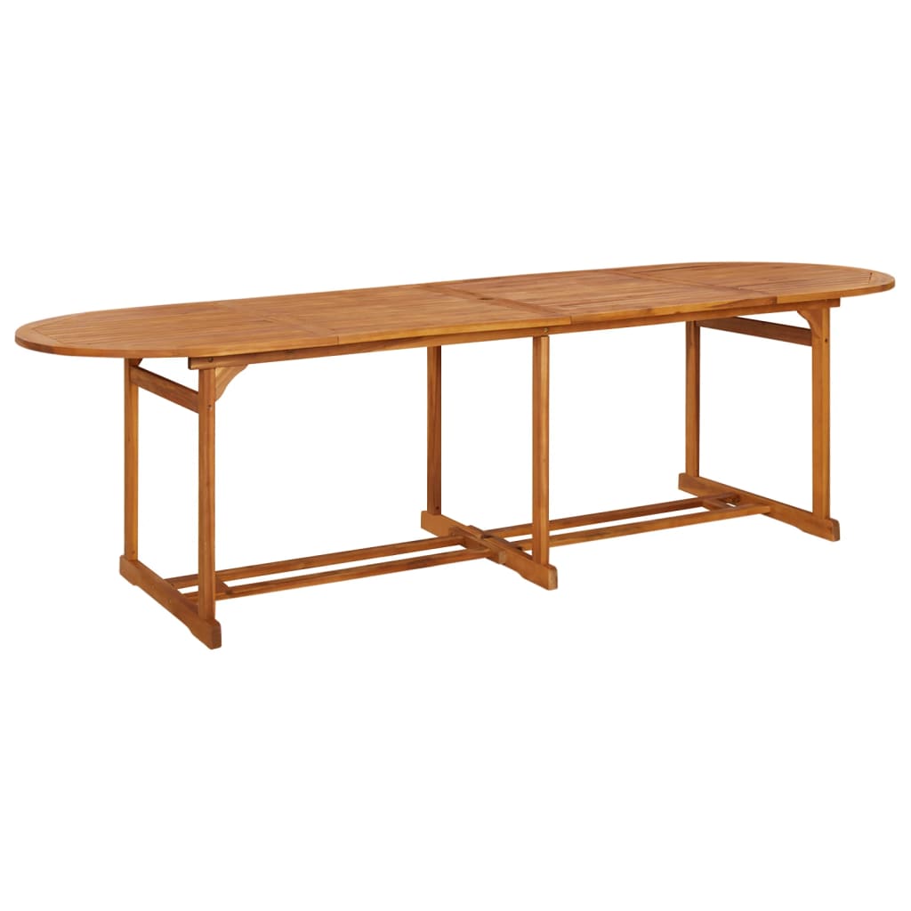 Garten-Esstisch 180x90x75 cm Massivholz Akazie
