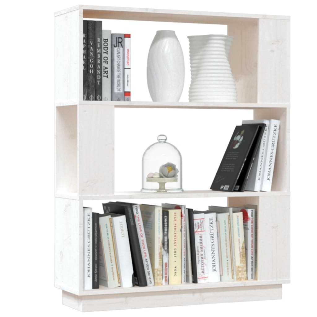 Bücherregal/Raumteiler 80x25x101 cm Massivholz Kiefer