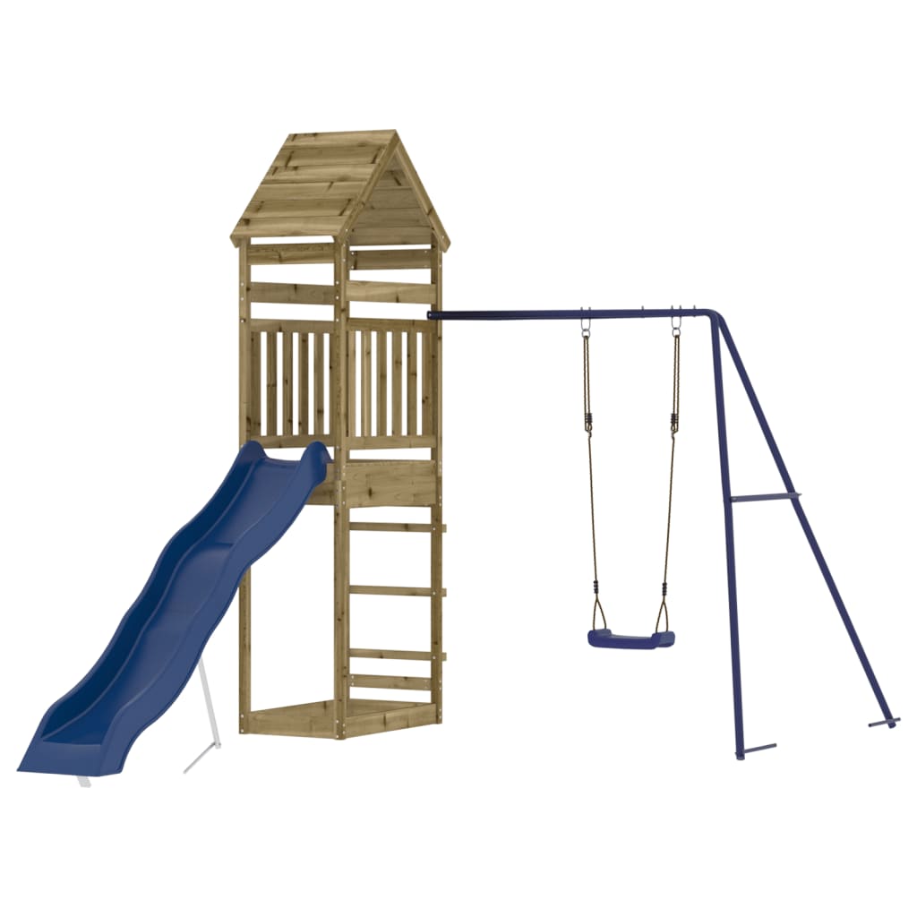 Spielturm Massivholz Kiefer