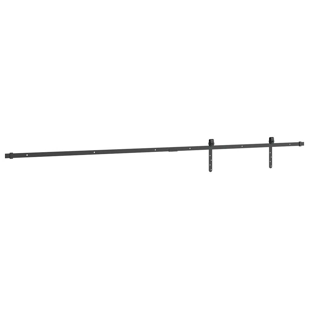 Schiebetürbeschlag Set für Schranktüren 91 cm Karbonstahl