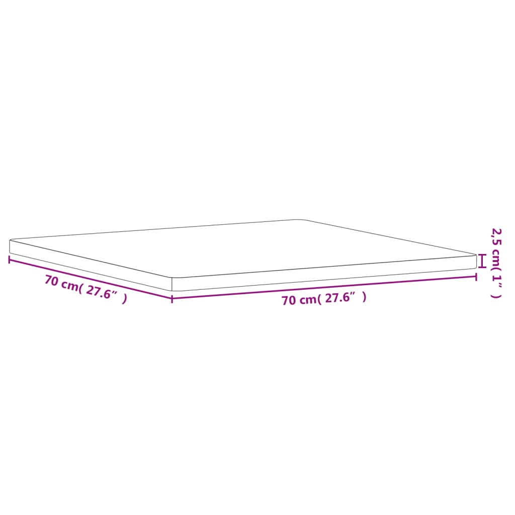 Tischplatte Ø30x1,5 cm Rund Massivholz Buche