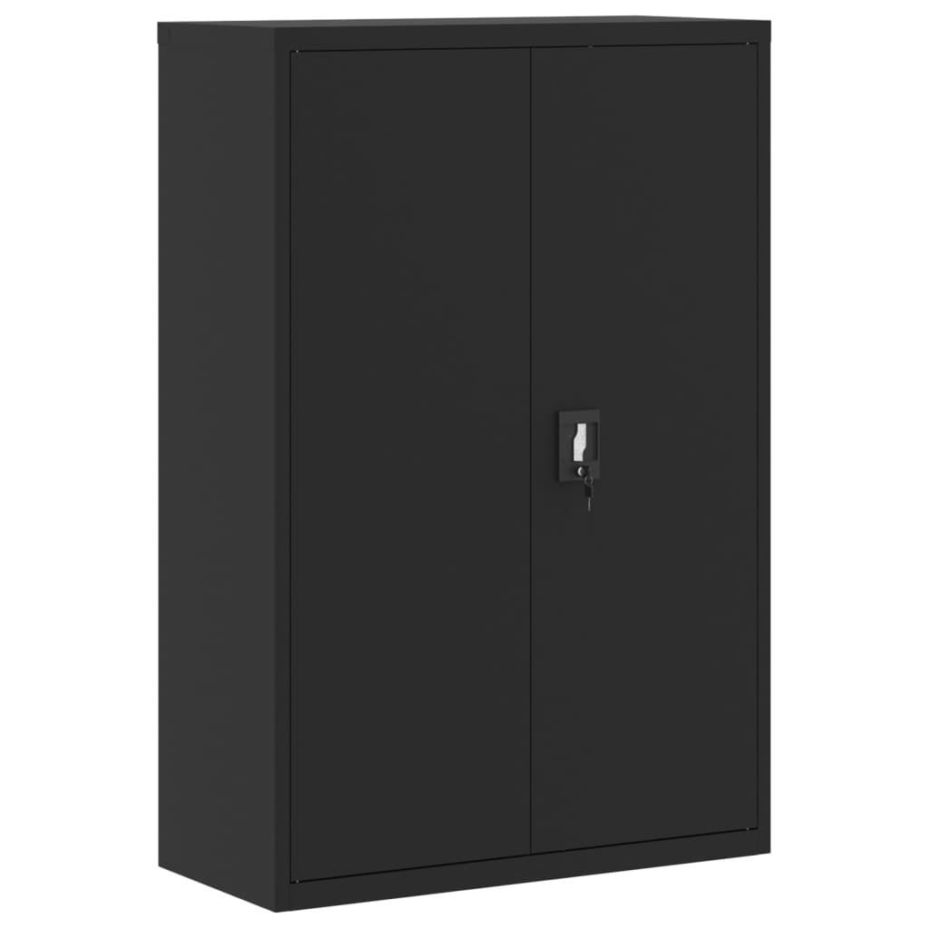 Aktenschrank Weiß 90x40x110 cm Stahl