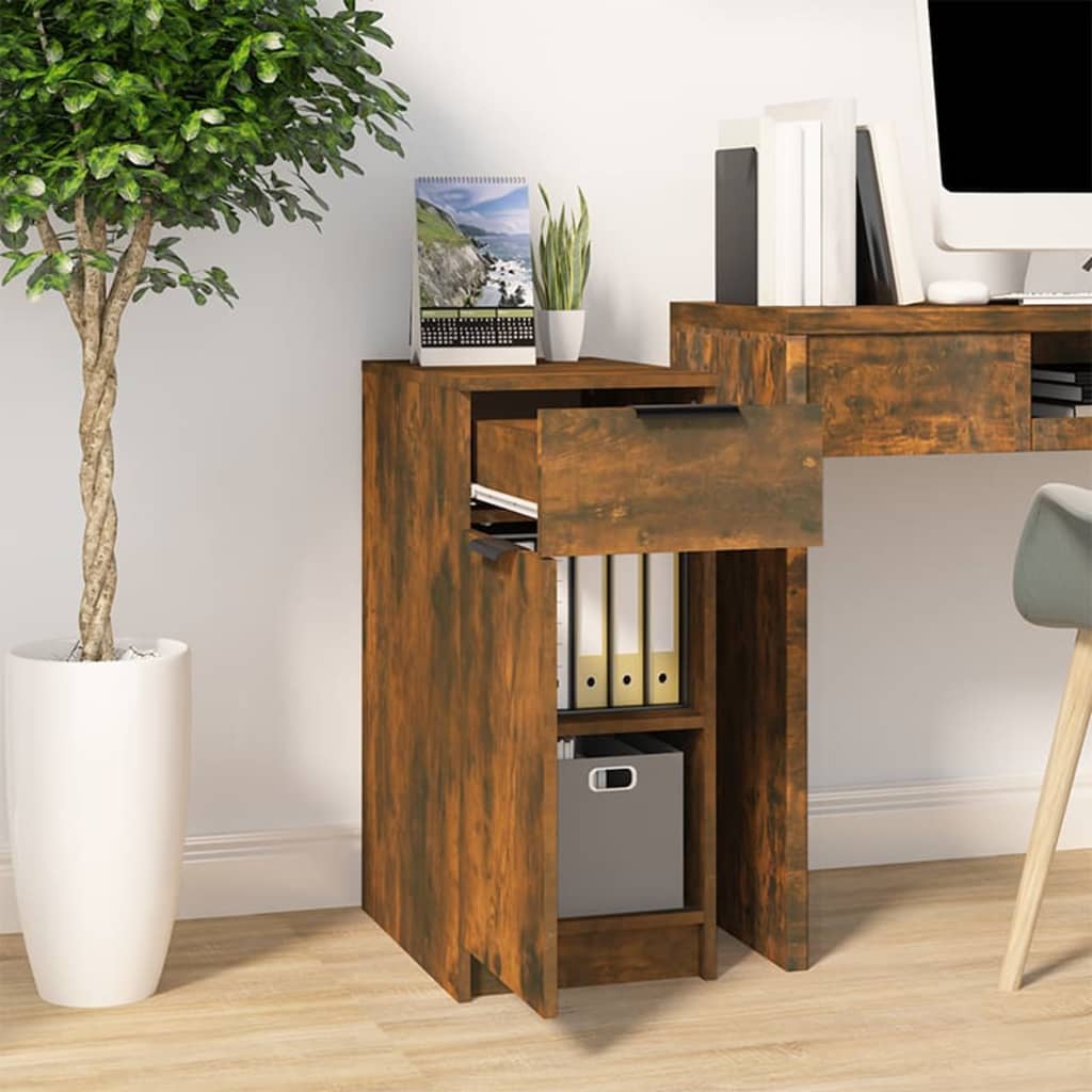 Büroschrank Weiß 33,5x50x75 cm Holzwerkstoff