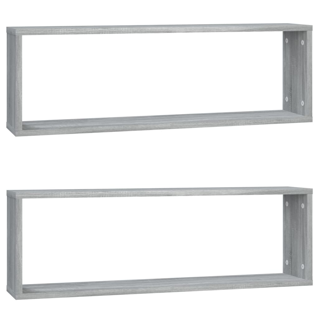 Würfelregale 2 Stk. Weiß 30x15x30 cm