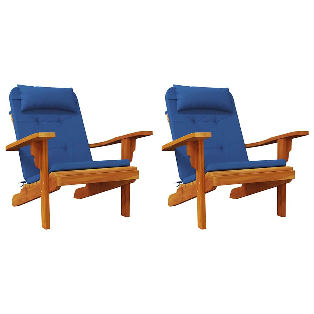 Adirondack-Auflagen 2 Stk. Hellblau Oxford-Gewebe