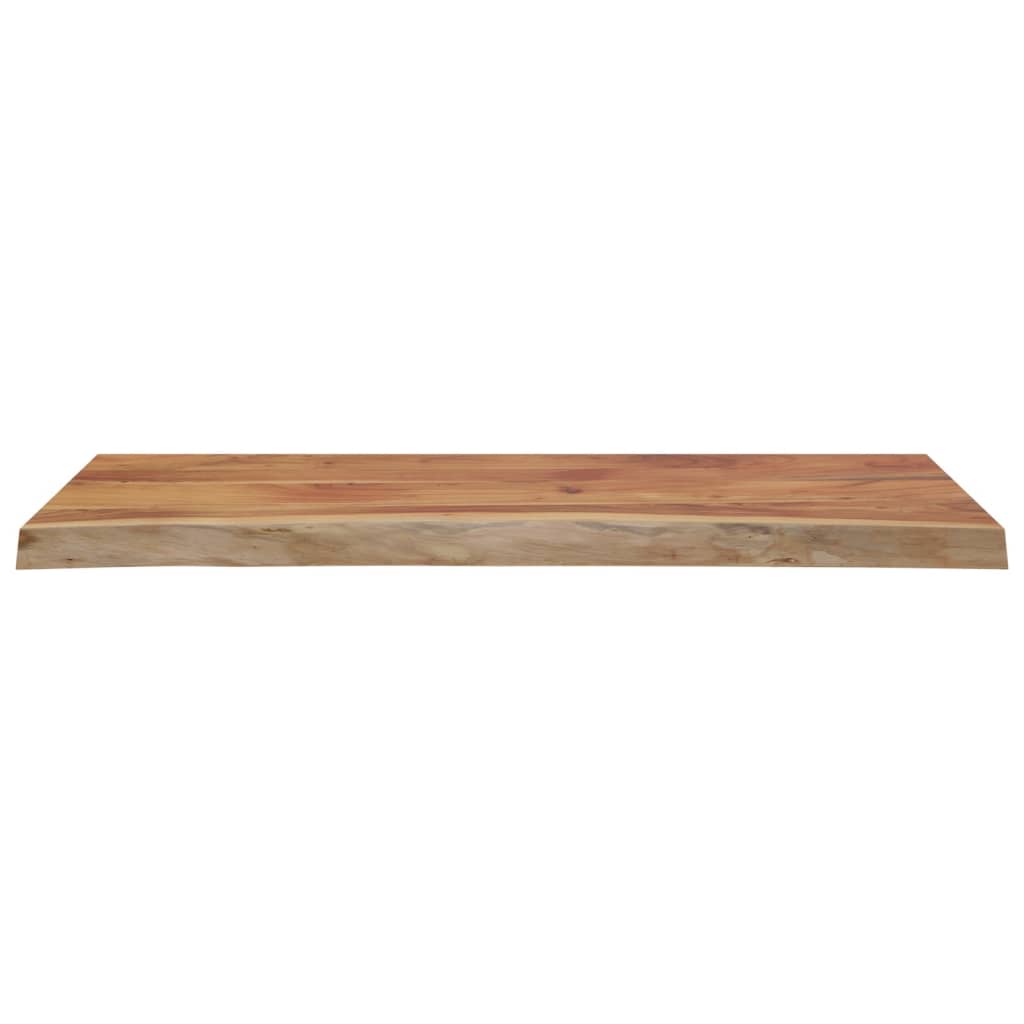Wandregal 40x20x2,5 cm Rechteckig Massivholz Akazie Baumkante