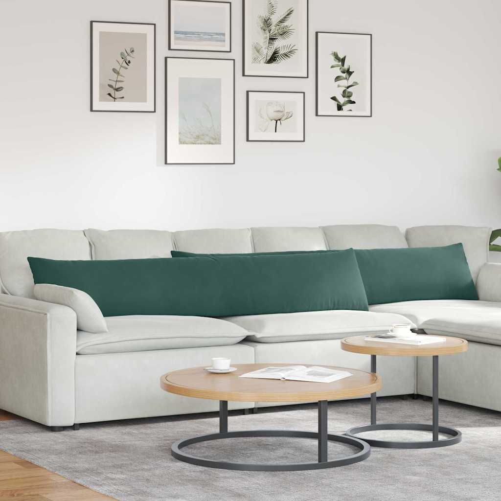 Sofakissen 2 Stück Blau 50 x 30 cm Cordstoff