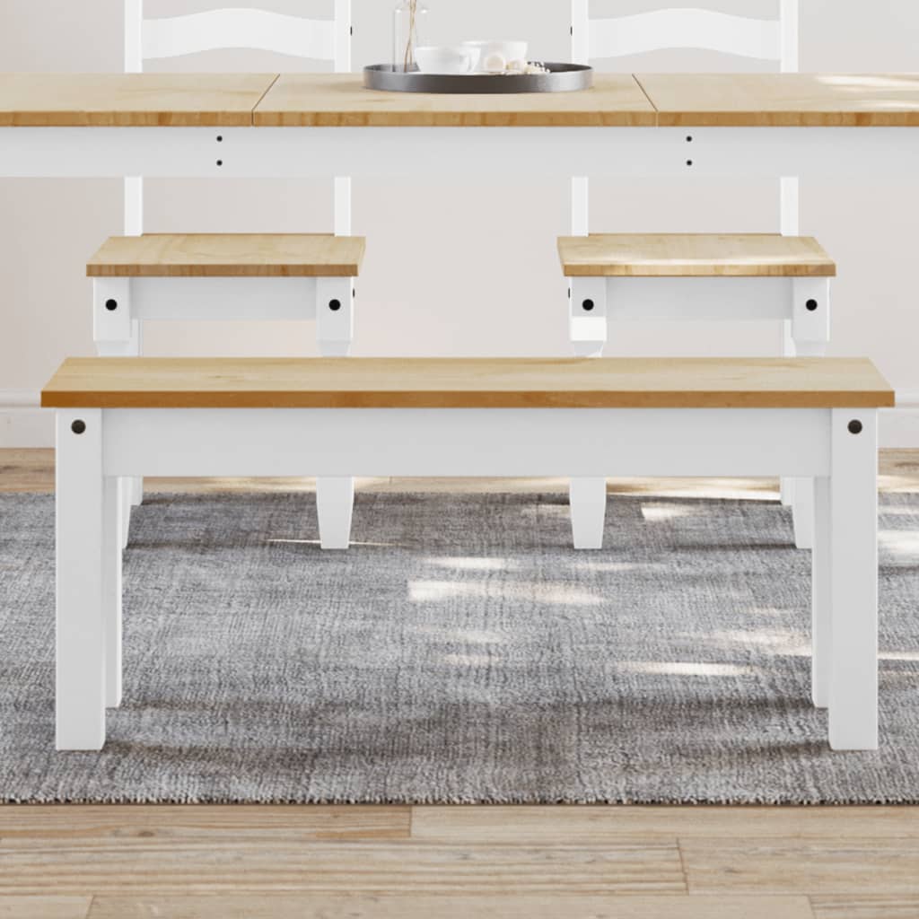 Essbank PANAMA 105x30x45 cm Massivholz Kiefer