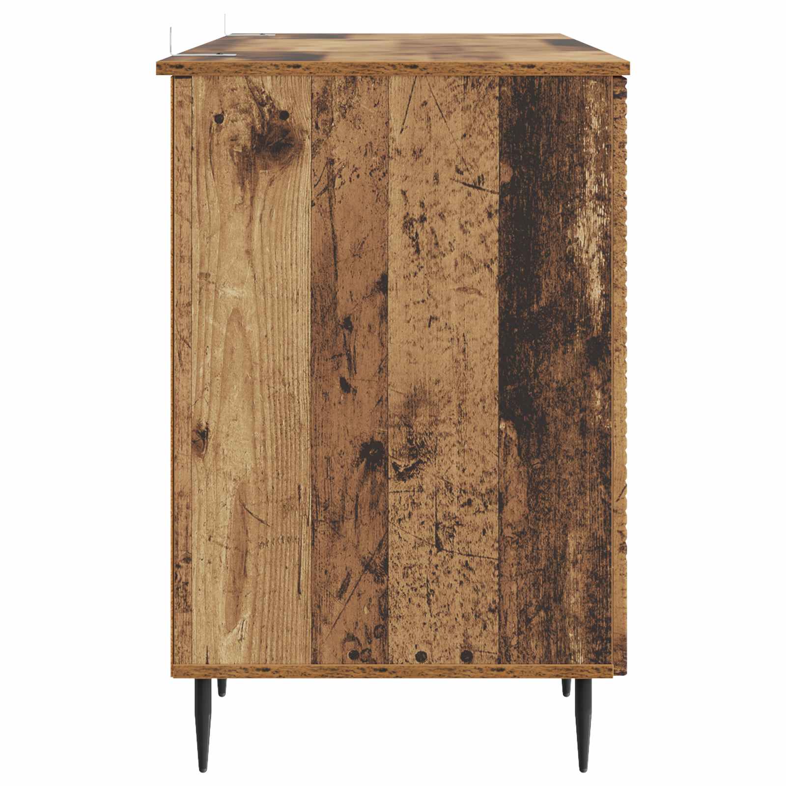 Schreibtisch mit Regal Schwarz 142,5 x 50 x 75 cm Holzwerkstoff