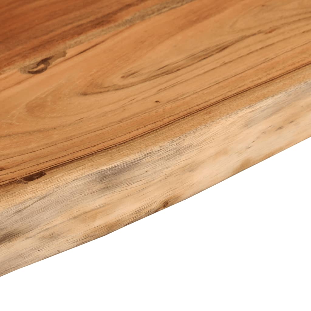 Wandregal 40x20x2,5 cm Rechteckig Massivholz Akazie Baumkante