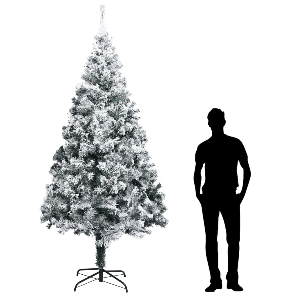 Künstlicher Weihnachtsbaum Beschneit Grün 400 cm PVC