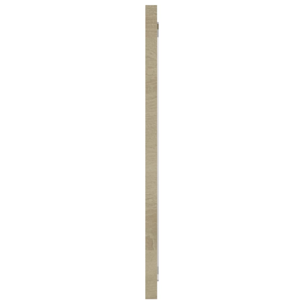 Badspiegel Weiß 40x1,5x37 cm Holzwerkstoff