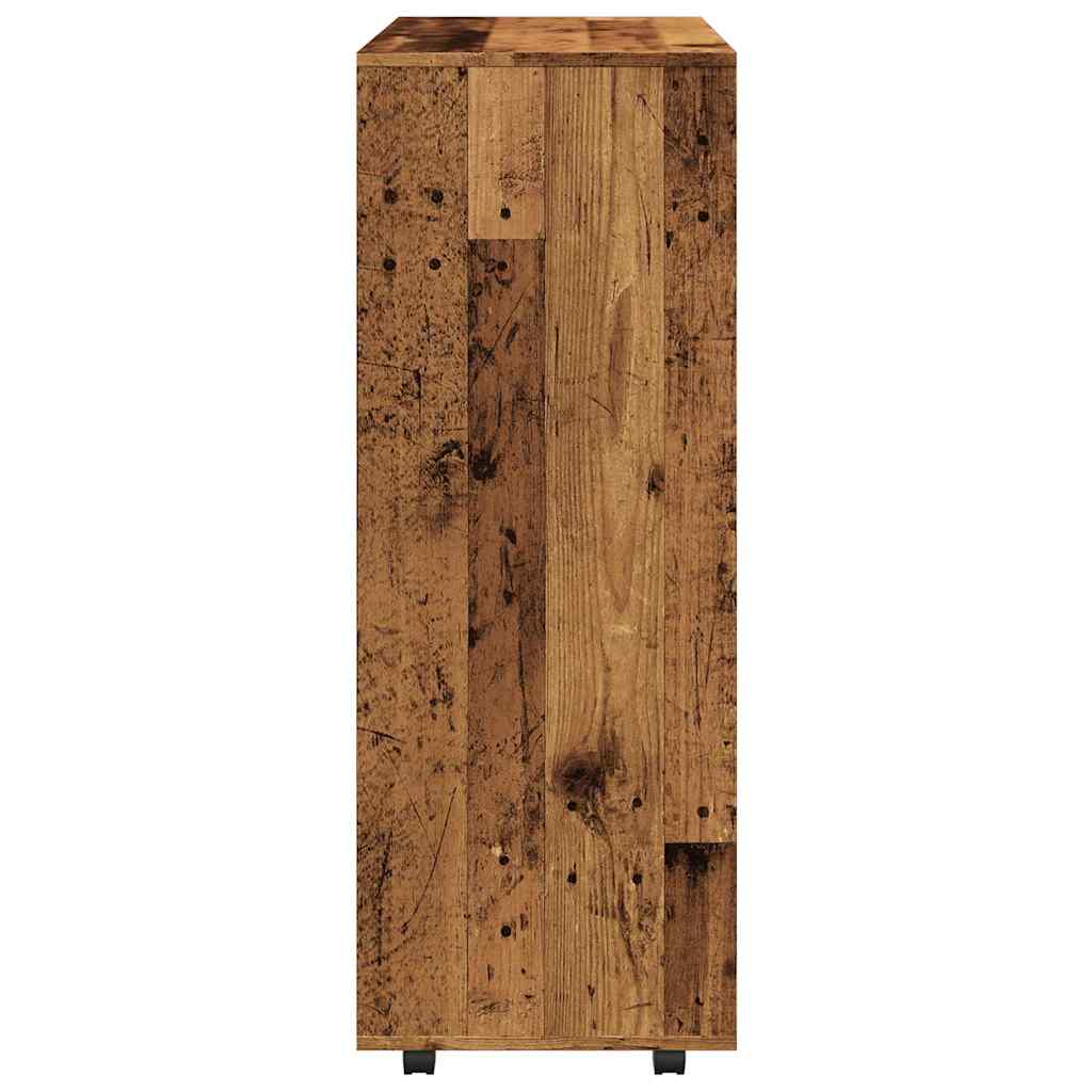Kleiderschrank Weiß 80x40x110 cm Holzwerkstoff