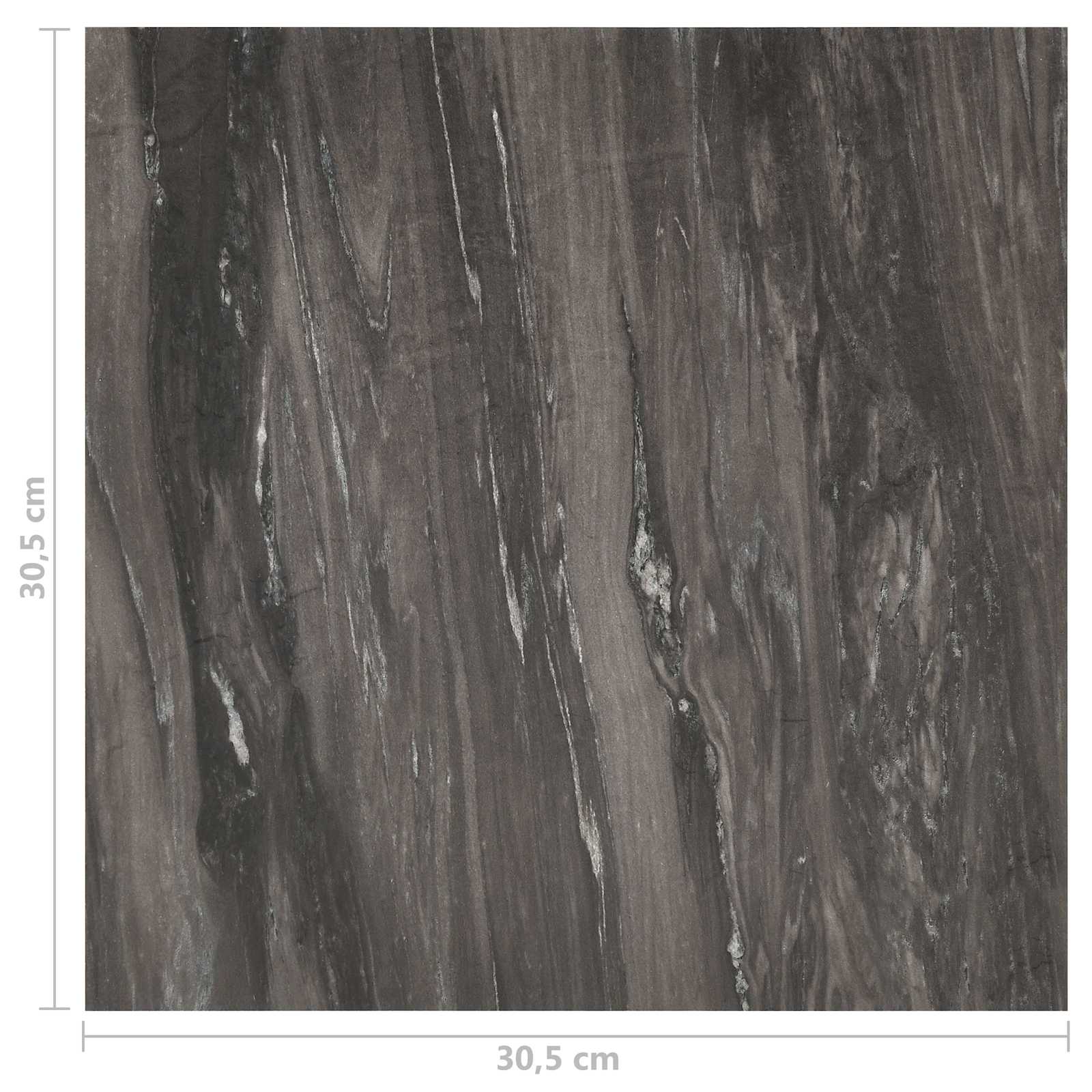 Bodenplanken 55 pcs Schwarz 5,11 m² PVC