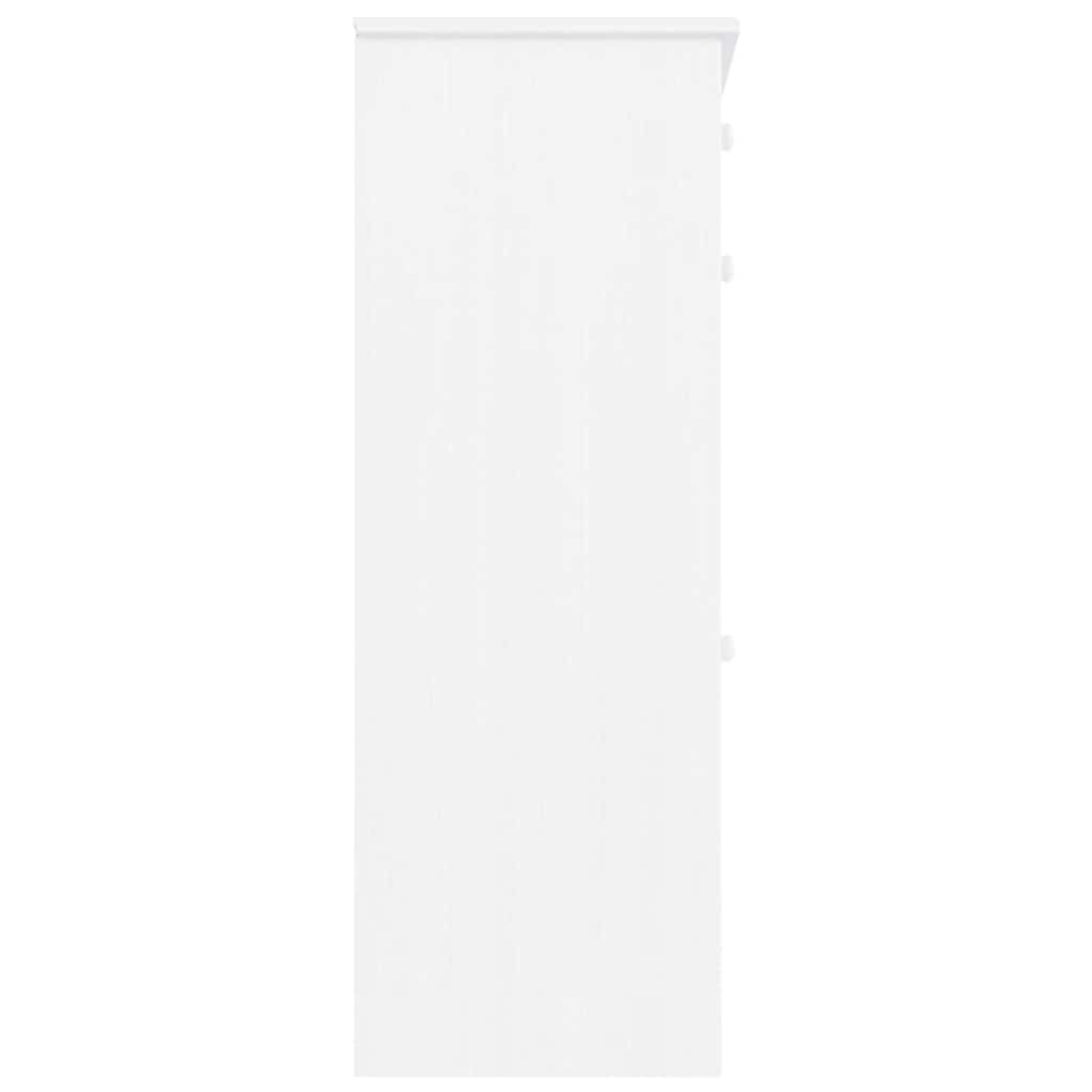 Schuhschrank ALTA 77x35x96 cm Massivholz Kiefer