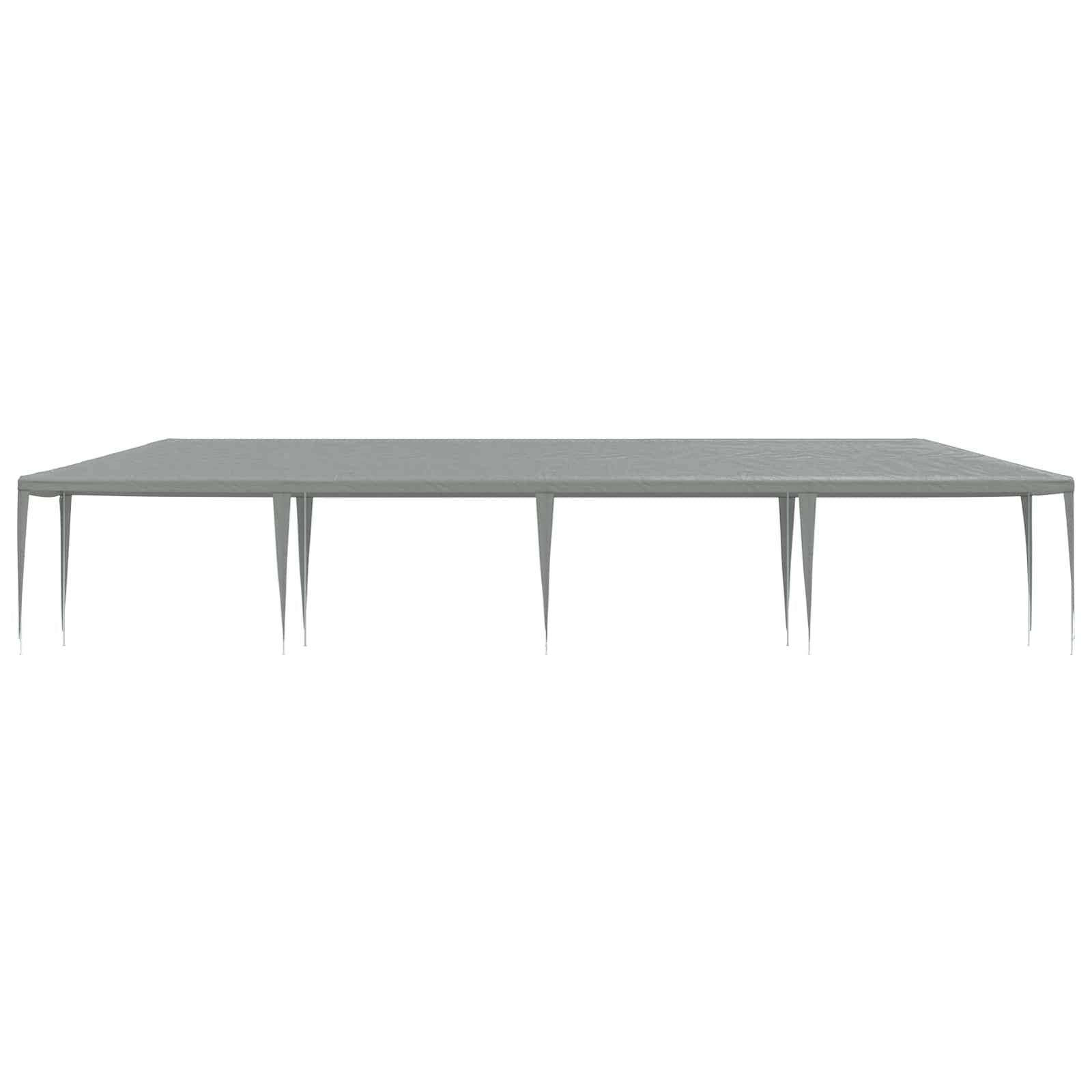Partyzelt 400 x 300 x 255 cm Rot PE und Stahl