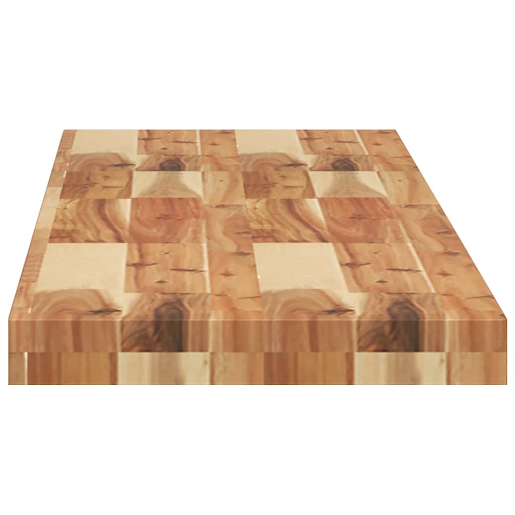 Tischplatte 40x20x2 cm Rechteckig Massivholz Akazie
