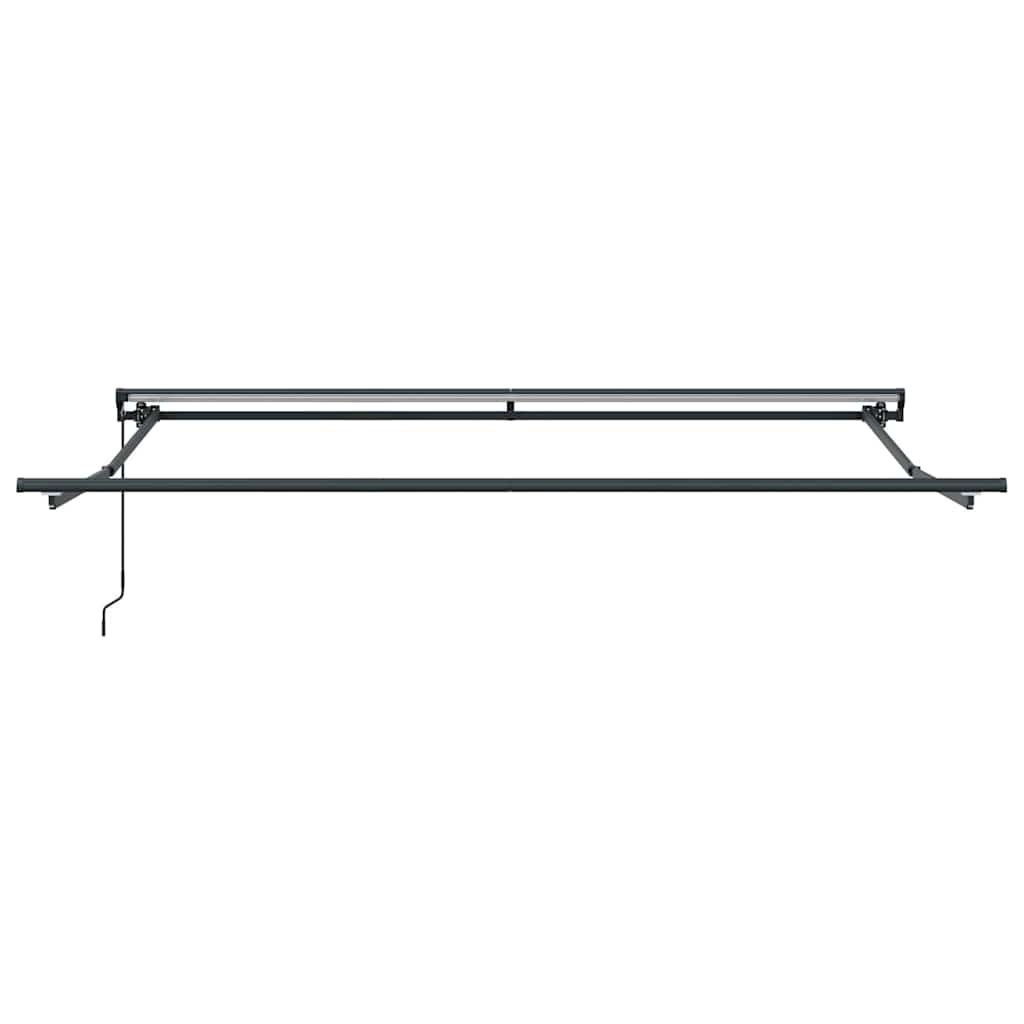 Markisenrahmen Verstellbar Weiß 2,5 x 2 m Stahl
