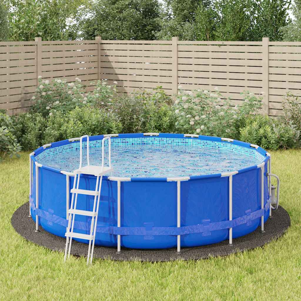 Bodenfolie für Pools Schwarz Ø 244 cm Vliesstoff