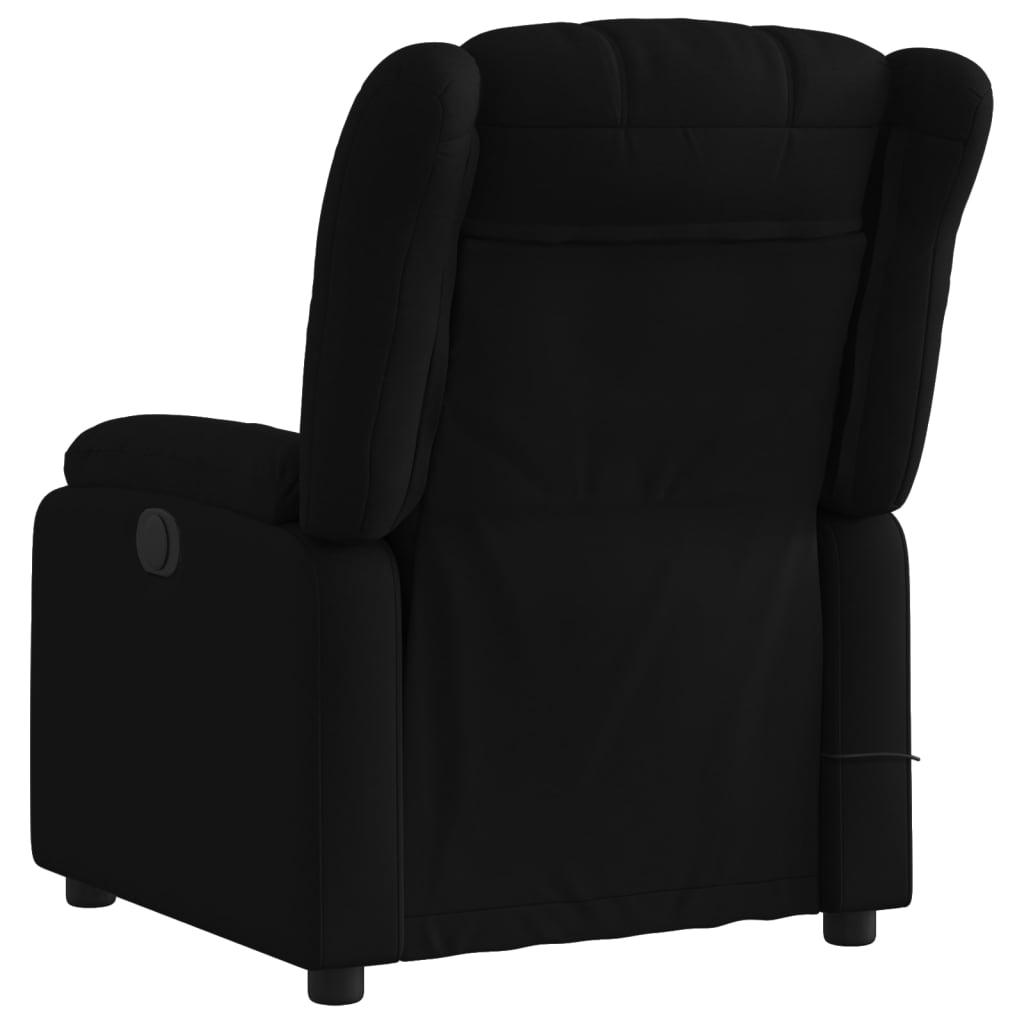 Massage-Relaxsessel, hellgrauer Stoff
