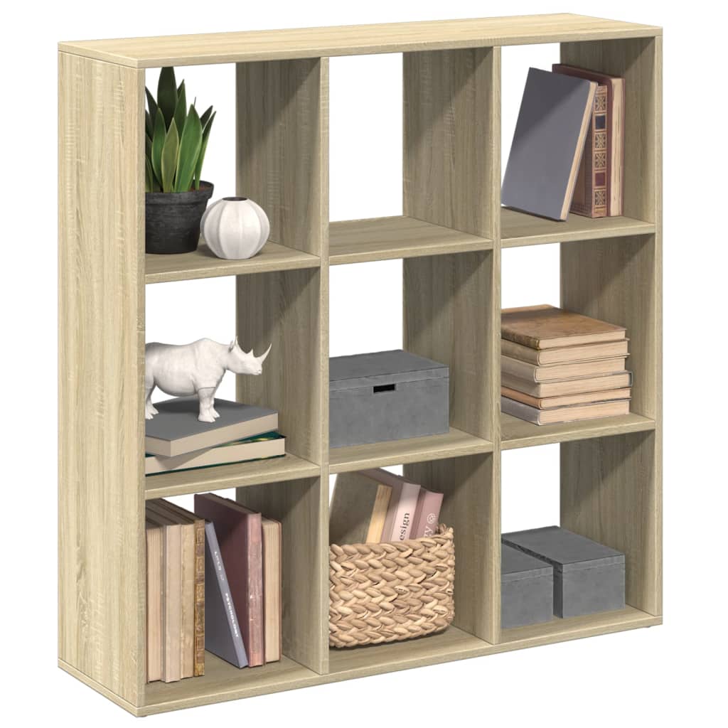 Bücherregal Weiß 137,5x29x137,5 cm Holzwerkstoff