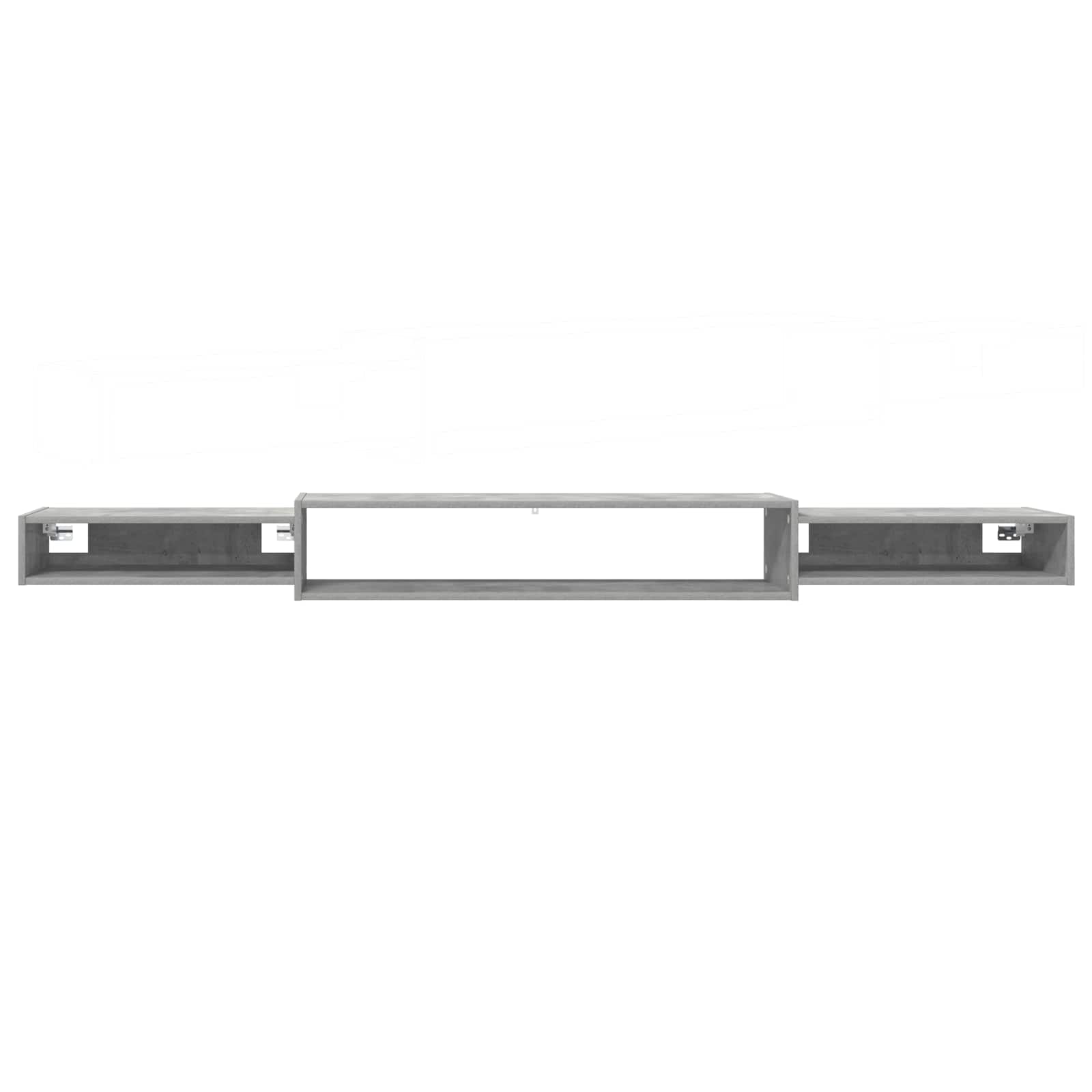 Wandmontierter TV-Schrank Wandhalterung Weiß 140 x 28 x 21 cm