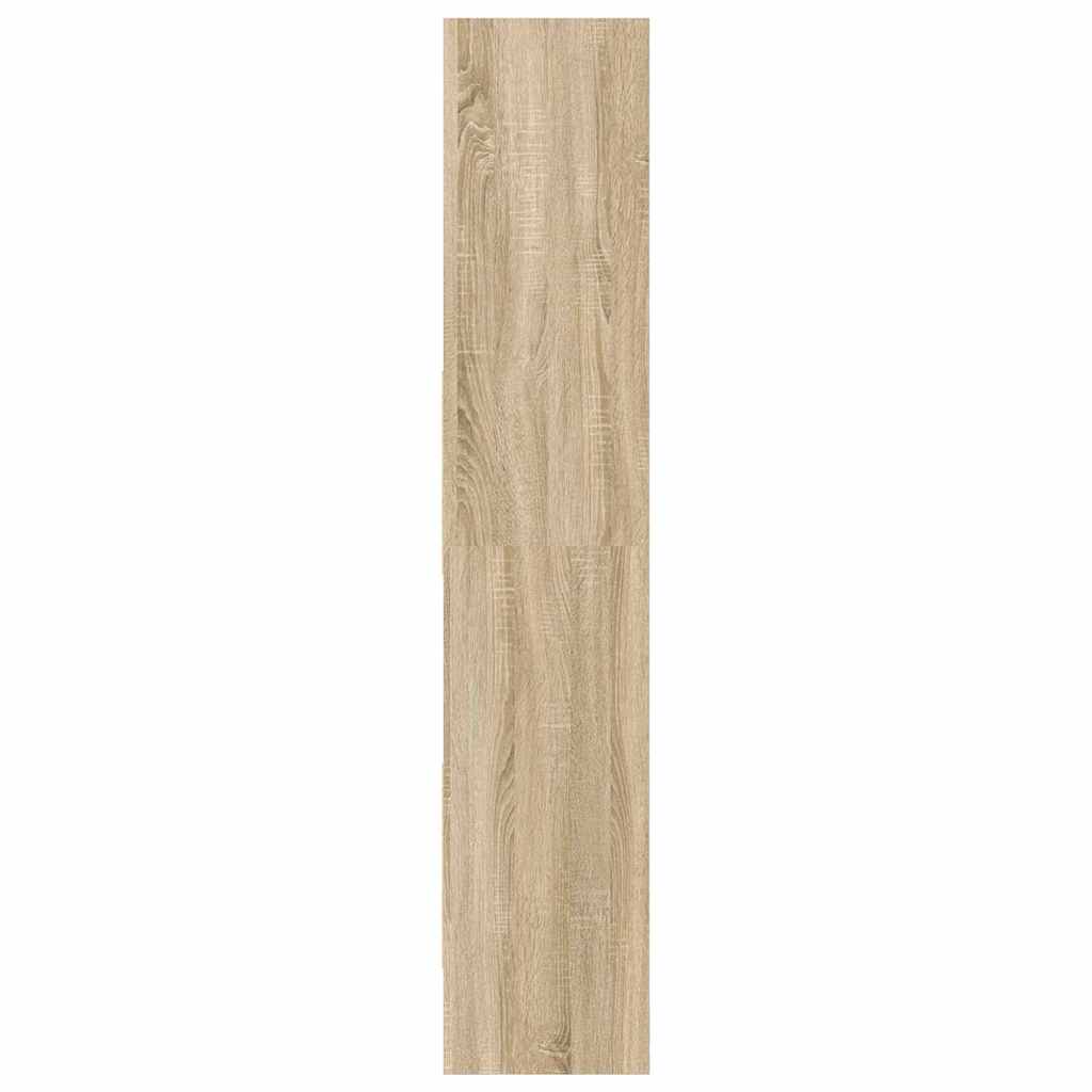 Bücherregal Weiß 60x35x180 cm Holzwerkstoff