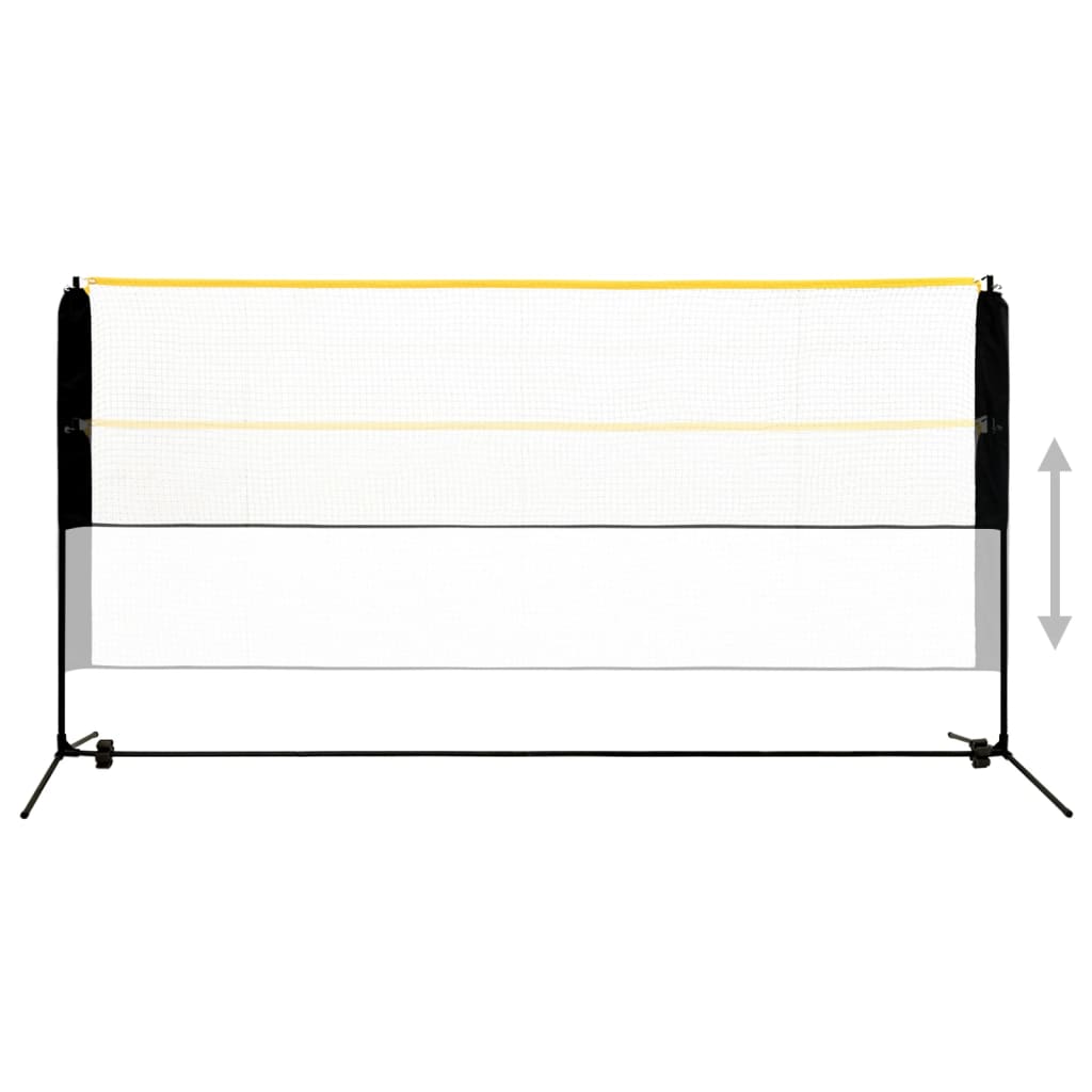 Badmintonnetz Verstellbar 500x103x94-158 cm Metall
