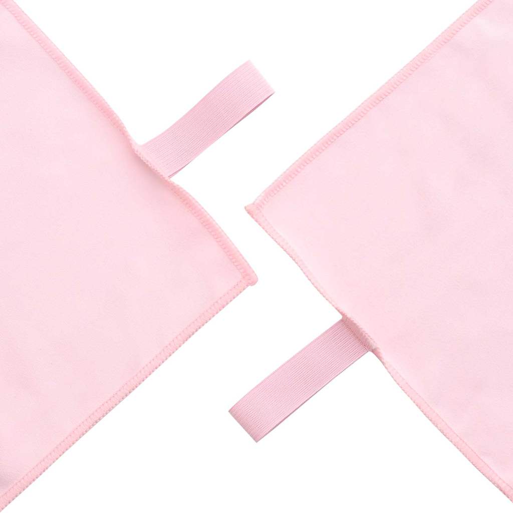 Sporthandtücher 2 pcs Schwarz 50 x 30 cm Polyester und Polyamid