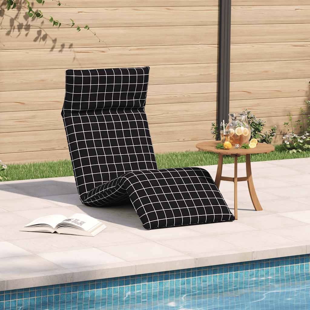 Sonnenliege Klappbar Anthrazit 175x54x8,5 cm Oxford-Gewebe