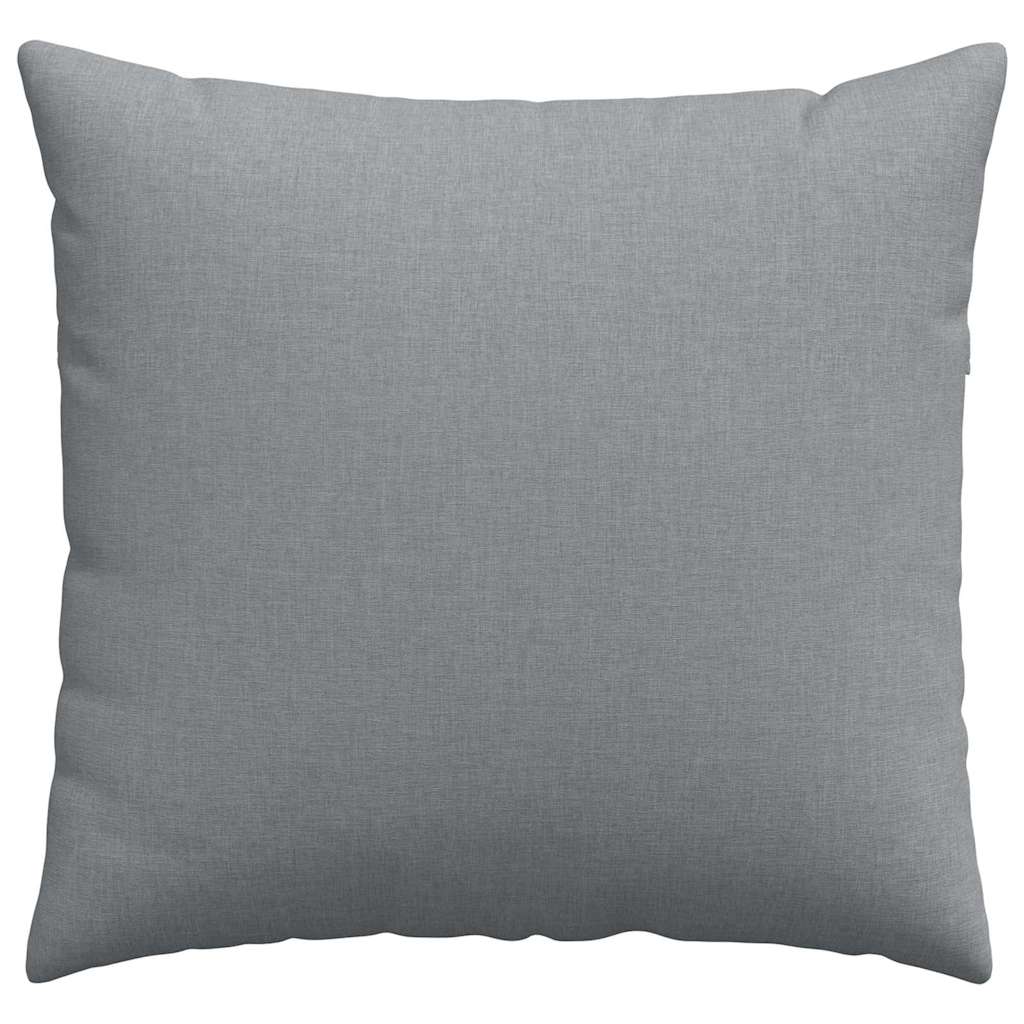 Sofakissen 2 pcs Hellgrau 50 x 30 cm Stoff