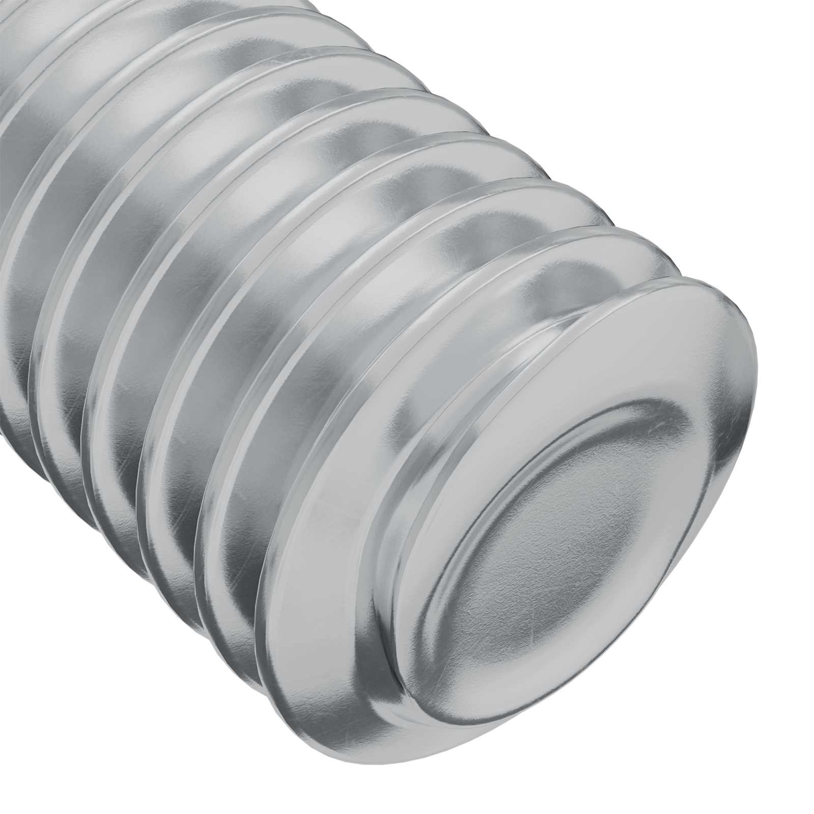 Schraube mit Sperre Uni 2 pcs Silber M6 x 12 mm Stahl