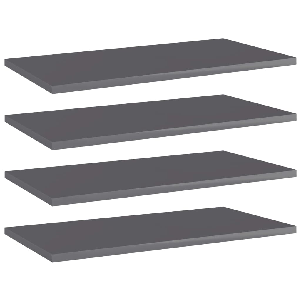 Bücherregal-Bretter 4 Stk. Weiß 40x10x1,5 cm Holzwerkstoff