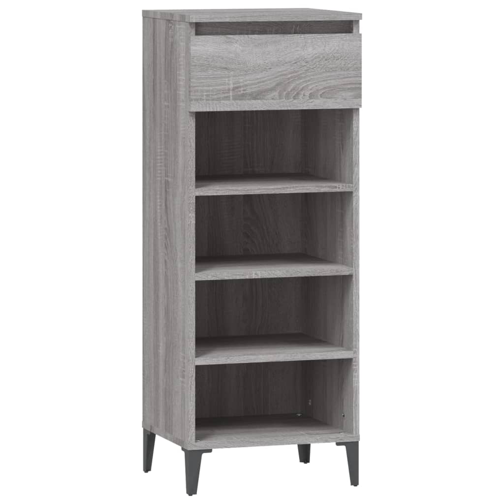 Schuhregal Weiß 40x36x105 cm Holzwerkstoff